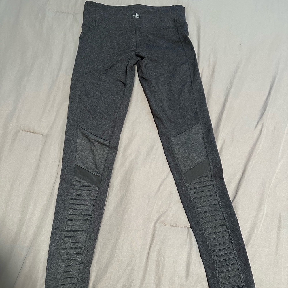 ALO Moto Leggings for Women Small Dark Gray